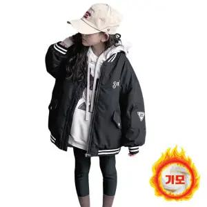 상상키즈 여아 겨울 자켓 점퍼 초등학생 키즈 아동 주니어 옷 의류 제이크 누빔 야구 아우터 917952
