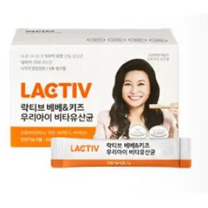 (정품) 락티브 베베키즈 우리아이 비타유산균 배합 30포, 1개