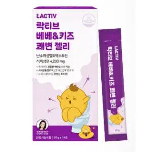 (정품) 락티브 베베키즈 쾌변젤리 성분배합 14포, 1개