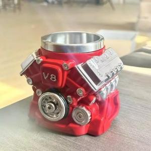 호환 기계식 V8 엔진 커피 머그컵 맞춤형 내부 라이너 심플 디자인 주방 바 홈 선물 아이디어