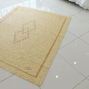 고품질 무늬 6년산 분죽왕대나무 마작 퀸 150 x 190 대나무 마작자리...