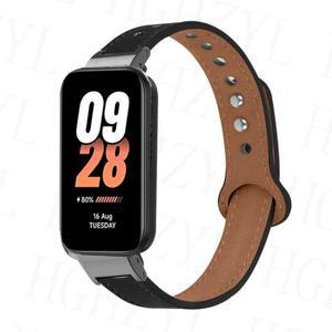 샤오미 스마트 밴드 스트랩, MiBand 8 액티브 메탈 케이스 교체 팔찌, 스마트 밴드 액세서리