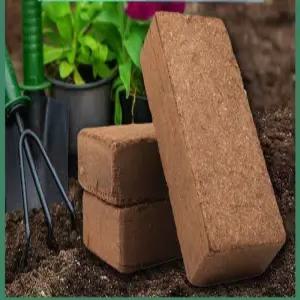 코코넛 분갈이흙 브릭 텃밭용 토양 양분 압축 식물용
