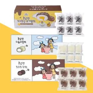 봄날엔 인기 떡 디저트 3종 세트 초코퐁당 요거꿀떡 6입 + 구름크림떡 6입 + 초코초꾸떡 6입