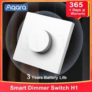Aqara H1 노브 스위치 스마트 무선 조명 지그비 와이파이 지원, 애플 홈킷 앱, 홈 원격 제어