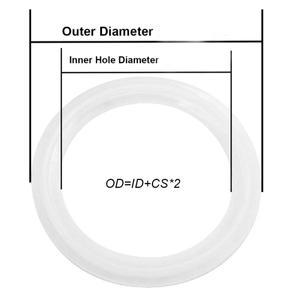 유압 및 공압 씰링용 실리콘 고무 O 링 개스킷, VMQ O-링 도장 링, 수도꼭지, 자동차, 펌프 CS 3.5mm