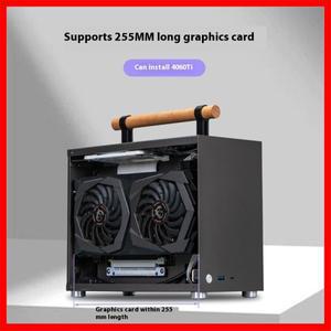 ALBOX 알루미늄 샤오바오 P16 올 A4 휴대용 미니 데스크탑 컴퓨터 1U 전원 공급 장치 ITX 소형 케이스