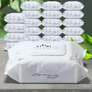 유아물휴지 센스샤워 물티슈 20팩 100매 도톰한엠보싱