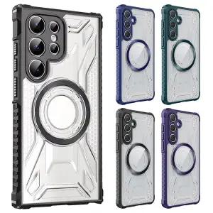 갤럭시S25 S24 S23 S22 플러스 울트라 FE 엣지 맥세이프 투명 풀커버 범퍼 하드 핸드폰 케이스