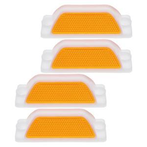 4Pcs 기호 반사 Delineator 진입로 사다리꼴 도로 마커 포장 난간