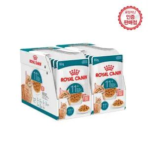 [로얄캐닌] 고양이파우치 에이징 11세이상 그레이비 85G 24팩