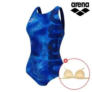 [아레나] 여성 오일드롭 원피스 레이서백 수영복 A5FL1PL03 고리브라