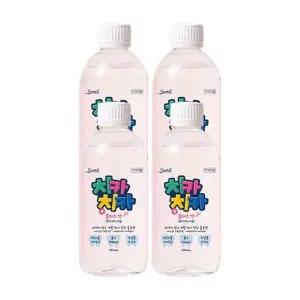 삼일제약 치카치카 플러스액 풍선껌맛 350ml 4개 / 충치예방 가글 무알콜 불소 자일리톨 함유