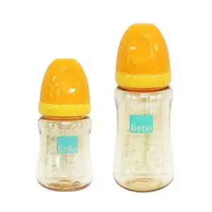 리에또 신생아 젖병 트윈팩 출산 준비물 선물 옐로우
