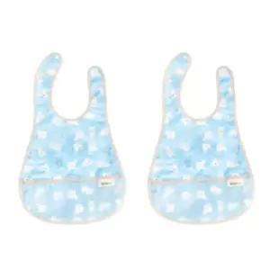 리에또 이유식 유아식 방수 턱받이 어린이집 준비물X2