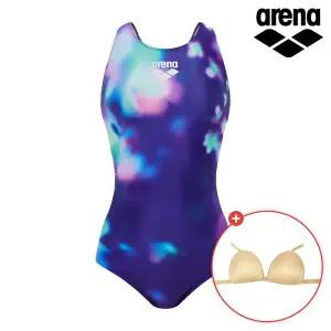 [아레나] 여성 원피스 블루가든 U백 수영복 A5FL1LO06 고리브라