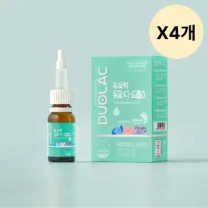 듀오락 듀오디 드롭스 아기 액상 유산균 7.5ml X4개 BNS