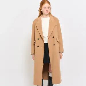 WOMAN 울 핸드메이드 더블 롱 코트 [BEIGE] / WBC4L10503