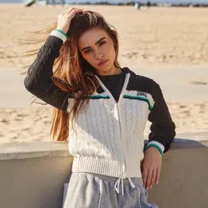 UNISEX 코튼 블랜드 케이블 니트 집업 [BLACK] / SBC1U04006