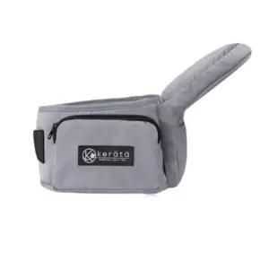 케라타 아기 힙시트 접이식 휴대용 백일 선물 그레이