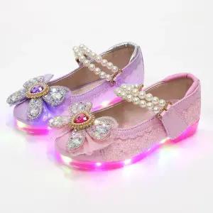 보니슈 꼬마하트 국산 아동 키즈 주니어 여아 LED구두