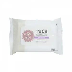 ( )하늘선물 물티슈 20매 리필 여행용 소형 물티슈