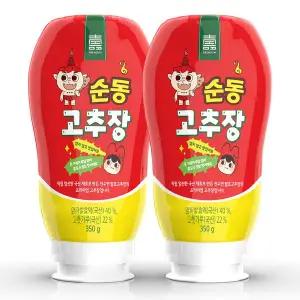 전수연 양파발효 순동 고추장 350g 튜브형 x 2개