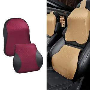 프리미엄 차량용 목쿠션 등받이 자동차 구매 안정성 용편안함