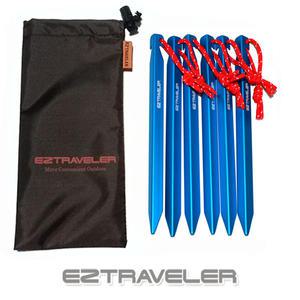 이지트래블러 [알루미늄 텐트펙 17.5cm V펙6개]텐트팩