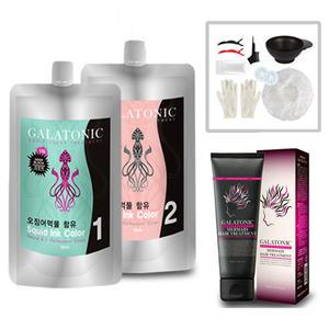 갈라토닉 오징어먹물염색약 풀세트/저자극 웰빙염색약