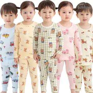 [앙쥬봉봉][역대급 긴.공.특.가 3,160~] 클리어런스/25FW/신상/겨울마감/기모/면스판/통큰잠옷/골지/9부/7부/유아/내의