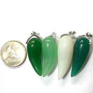 은장식옥메달목걸이