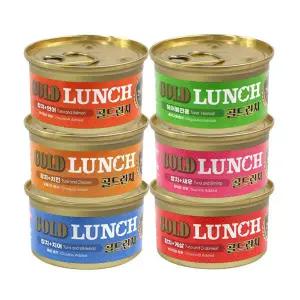 프리미엄 골드 GOLD 런치캔 6종 모음 고양이캔