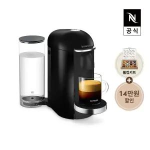 네스프레소 버츄오 플러스 캡슐 커피머신 블랙 공식판매점