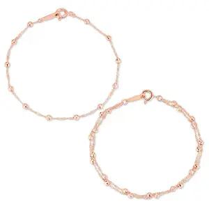 [도로시] 14k 통통볼 트윗체인 팔찌 2type_A타입