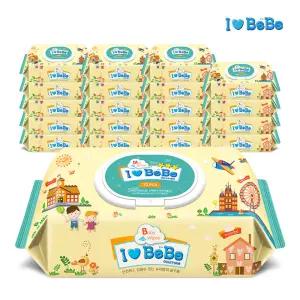 아이러브베베 아이보리 72매X20팩 캡형 아기물티슈