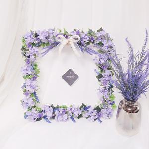 라벤다수국 납골당리스 납골당꾸미기 조화사각리스