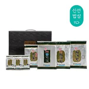 현대수산맛김 보령 대천김 선물세트 1호 /돌김/재래김/파래김/곱창김/전장김/도시락김