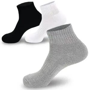 SM 여성 이중바닥 스포츠양말 단목 5켤레 두꺼운 무지 운동 양말