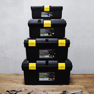 다용도 블랙 공구함 휴대용 이동식 공구통