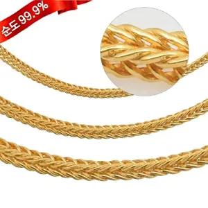 [골드모아]순금 목걸이 [여우체인] 24K 11.25g 여자