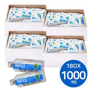 엘지 페리오 듀얼케어 일회용치약 파우치형 4g 1000개