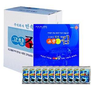 고향김3호 - 선물세트10박스[100봉지] [조미김] [종이 쇼핑백 포함]