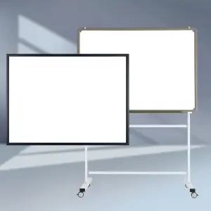 단면 이동식스탠드 + 일반 화이트보드  세트 850X1200mm