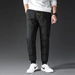 겨울 남성 오리털 패딩바지 조거팬츠 빅사이즈 방한바지
