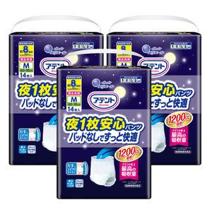 (공식) 아텐토 장시간 팬티 파워흡수 중형 3팩 / 언더웨어 성인용기저귀