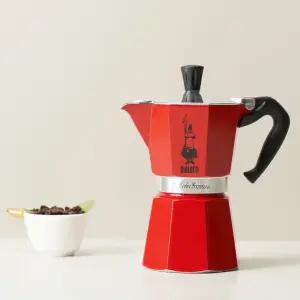 비알레띠 모카포트 익스프레스 레드 6컵 에스프레소 추출기