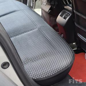 쏘나타 뉴라이즈 뒷좌석 시트커버 택시/승용 사계절 고급 풀커버 블랙도트