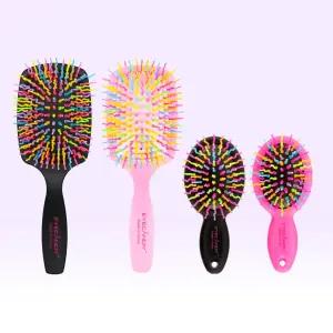 아이캔디 레인보우 볼륨 헤어 패들브러쉬+미니브러쉬 2종 세트