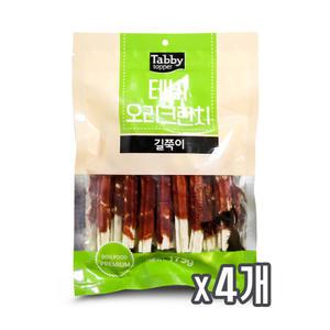 테비 오리크런치 길쭉이 175g x4개 반려견간식 개껌